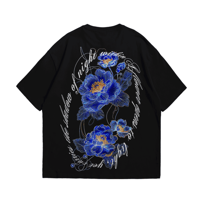 Blooming with night inside Tee