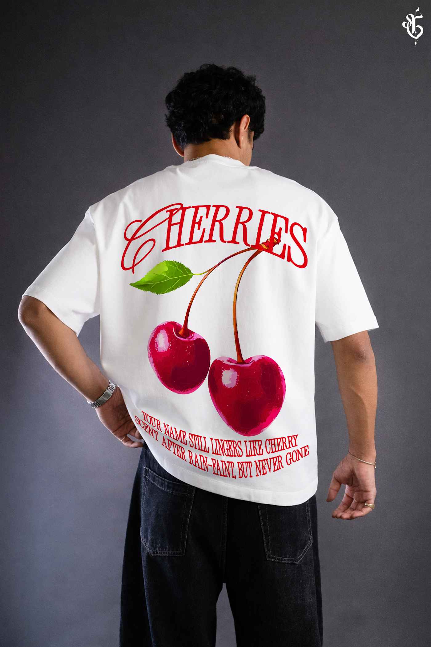 Cherry after rain, you remain Tee